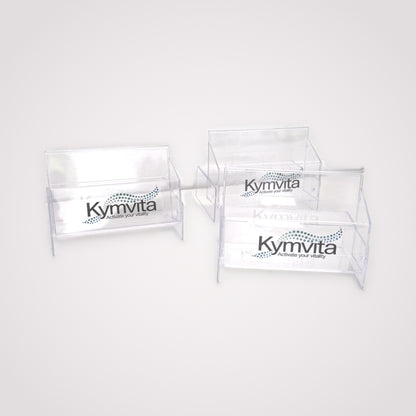 Kymvita Kartenbox & Aufsteller – 3er-Set für Praxispartner